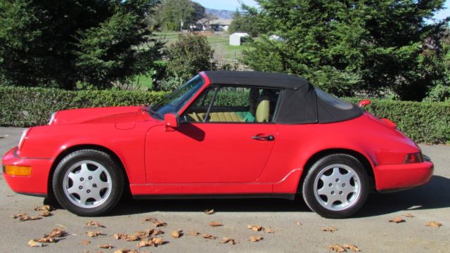 1991 Porsche 911 964 1 Owner Pristine Cond, all Records Window Sticker 71K miles 1991 Porsche 911 Cabriolet