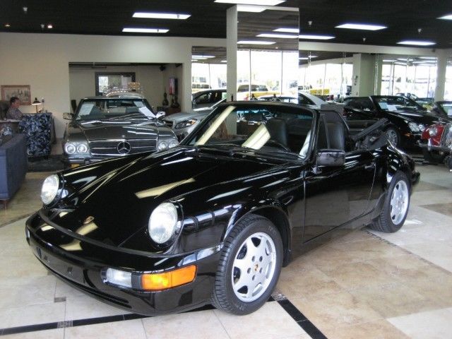 1991 Porsche 911 964 Carrera 2 Cabriolet BLACK ! 1991 Porsche 911