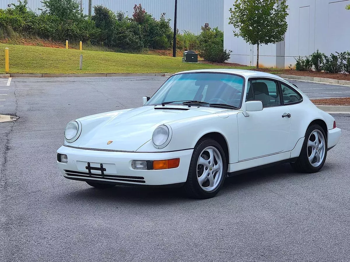 1991 Porsche 911 964 Carrera 4 White Coupe 3.6L 1991 Porsche 911 Carrera 4
