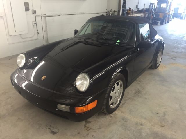 1991 Porsche 911 Cabriolet,Triple Black, Runs Excellent, Interior in Great shape 1991 Porsche 911 Cabriolet