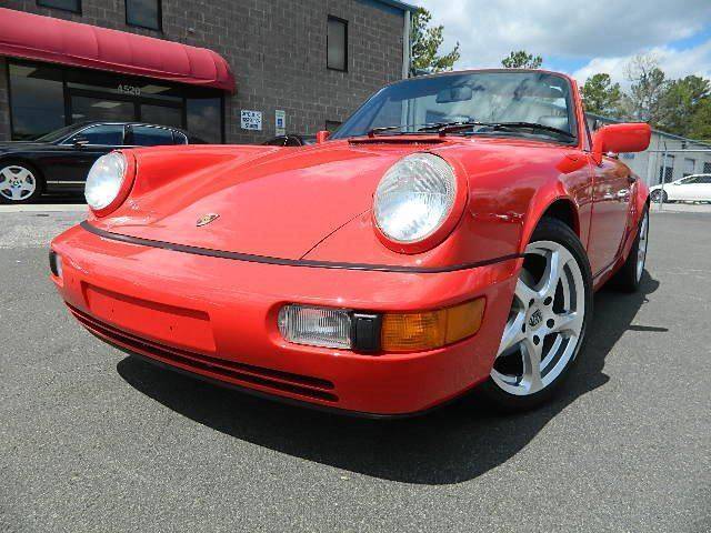 1991 Porsche 911 Carrera Carrera 2dr Convertible 93483 Miles Red Convertible Fla 1991 Porsche 911 Carrera 2dr Convertible