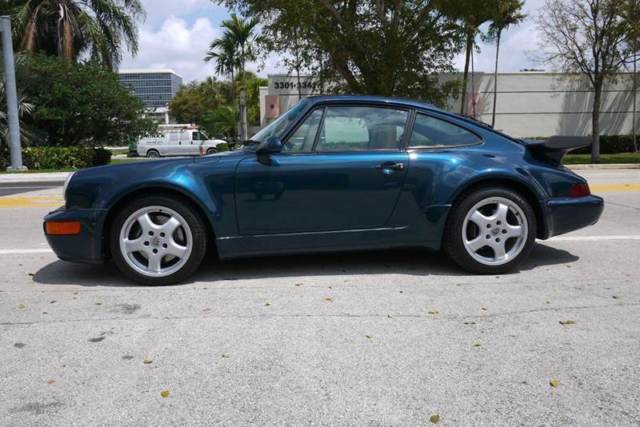 1991 Porsche 911 Turbo (964) Amazon Green Metallic/Beige Leather! 1991 Porsche 911 Turbo 2dr Coupe