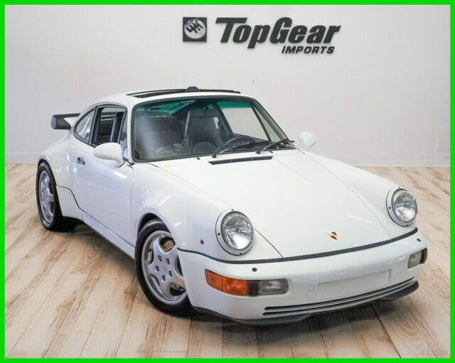 1991 Porsche 911 Turbo Rare White over Black Engine Rebuilt w Receipts 1991 Porsche 911 Turbo
