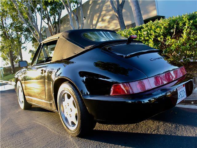1991 Porsche Carrera 4 Cabriolet 102,400 Miles Black Balanced High Level Reblt 1991 Porsche Carrera 4 Cabriolet