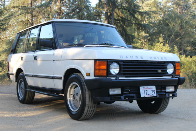 1991 Range Rover Classic 89k mi FULLY SERVICED RUST FREE TIME WARP truck!!! 1991 Land Rover Range Rover