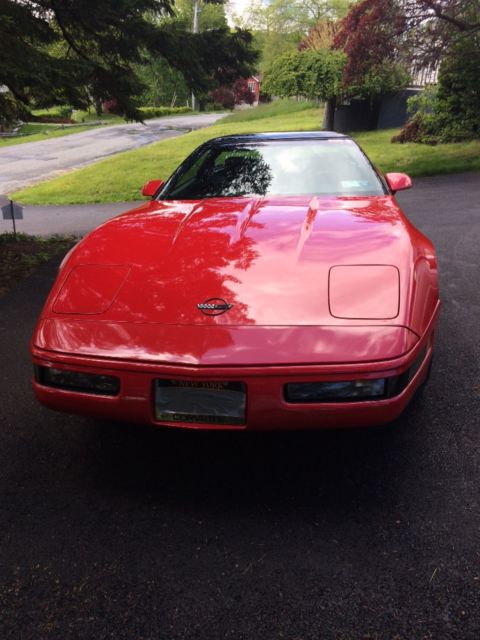 1991 Red Corvette C-4 85k miles clean title 1991 Chevrolet Corvette Coupe