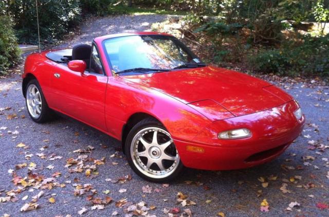 1991 Red MAZDA Miata in Excellent Condition! Only 31,000 Miles (None in Winter) 1991 Mazda MX-5 Miata