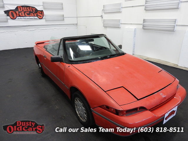 1991 Red Runs Drives Body Int Fair 1.6L 4spd auto! 1991 Mercury Capri Runs Drives Body Int Fair 1.6L 4spd auto