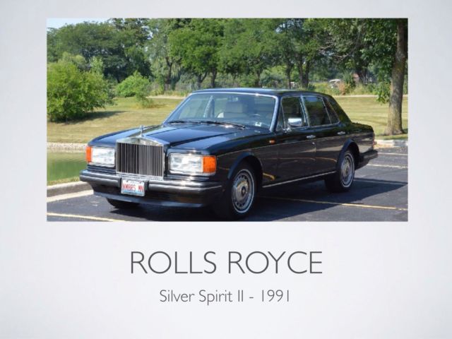 1991 - Rolls Royce Silver Spirit II - No Reserve 1991 Rolls-Royce Silver Spirit/Spur/Dawn