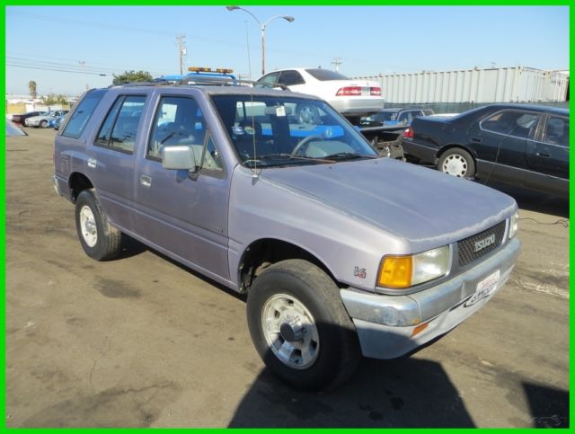 1991 S Used 3.1L V6 12V NO RESERVE 1991 Isuzu Rodeo S