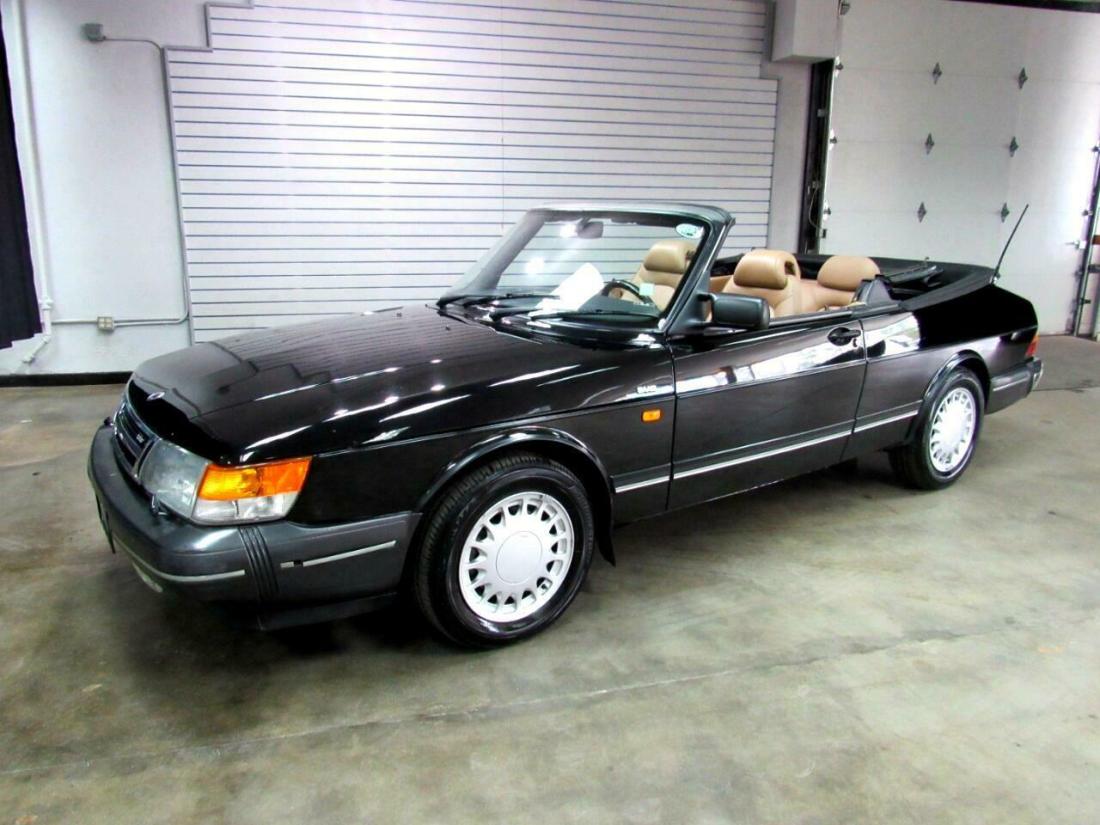 1991 Saab 900 Turbo convertible 76,056 Miles Black Convertible 2.0L L4 DOHC 16V 1991 Saab 900 Turbo convertible