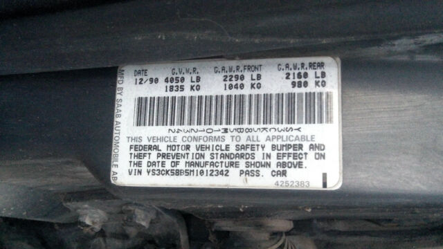 1991 Saab 9000 - photo 8