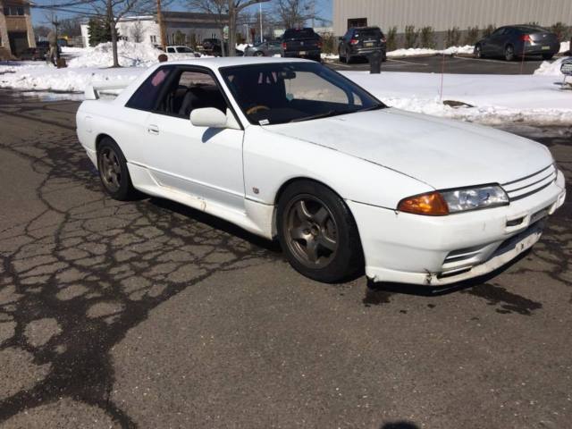1991 Skyline GTS-T TYPE M White Coupe HCR32 GT-R Wing Bumper Wheels 1991 Nissan Skyline GTS-T Type M GTS-T