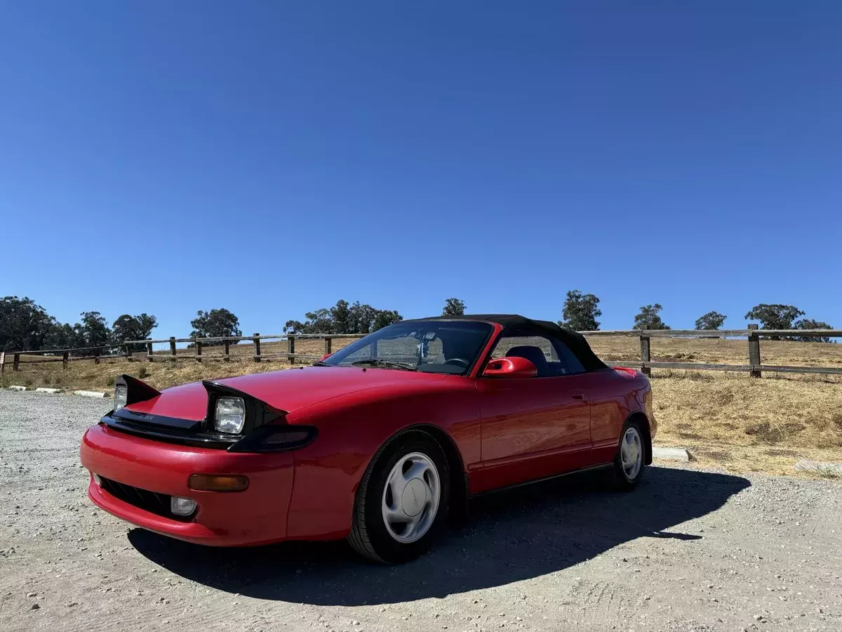 1991 Toyota Celica Convertible Red GT 1991 Toyota Celica GT