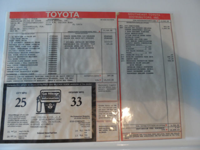 1991 Toyota Celica STX - photo 10