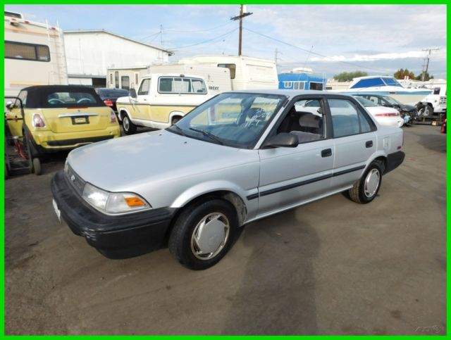 1991 Toyota Corolla Deluxe Used 1.6L I4 16V NO RESERVE 1991 Toyota Corolla Deluxe