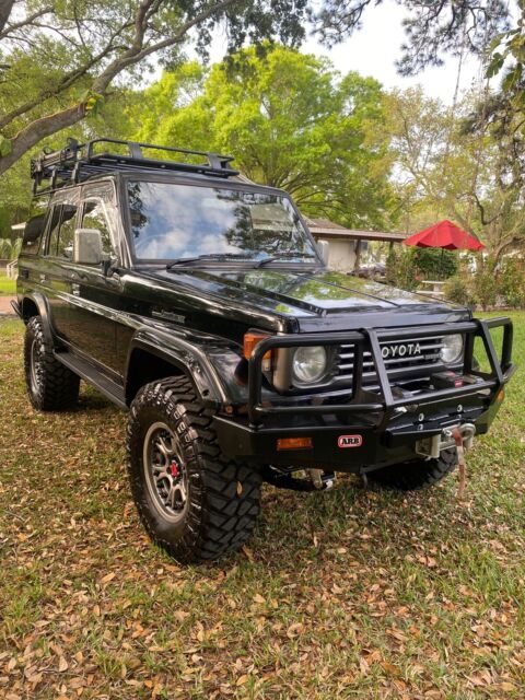 1991 Toyota Land Cruiser SUV Black 4WD Manual 1991 Toyota Land Cruiser