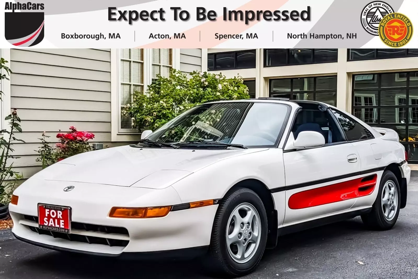 1991 Toyota MR2 T-Bar W20 5-Speed, 011636 at AlphaCars & Motorcycles (Boxborough 1991 Toyota MR2 T-Bar W20 5-Speed