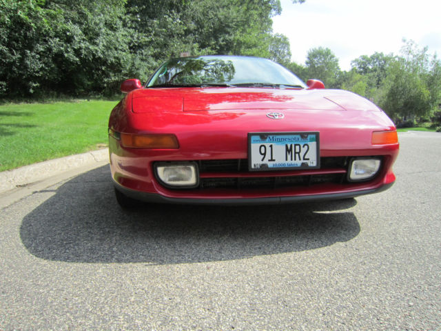1991 Toyota MR2 Turbo, Red w/Black Leather, Original Owner, All Factory Options 1991 Toyota MR2 Turbo