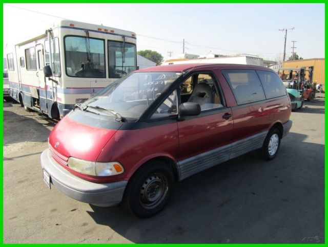 1991 Toyota Previa LE Used 2.4L I4 16V Automatic NO RESERVE 1991 Toyota Previa LE