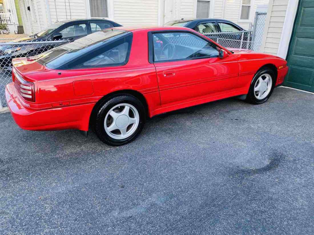 1991 Toyota Supra Hatchback Red RWD Manual 1991 Toyota Supra
