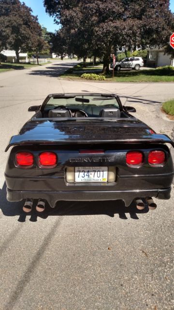 1991 Triple Black Chevrolet Corvette Convertible-Greenwoood Pkg.- 72k Miles 1991 Chevrolet Corvette
