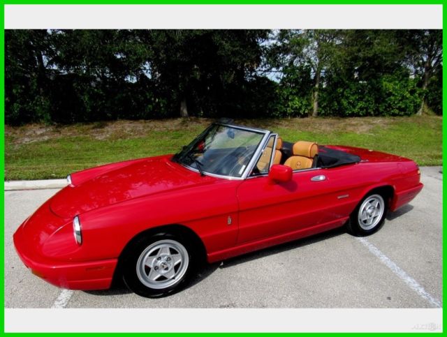 1991 Used Manual RWD 1991 Alfa Romeo Spider
