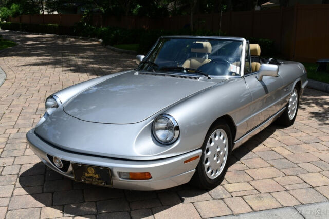 1991 Veloce Used 2L I4 8V Automatic RWD Convertible 43ks rare automatic hard top 1991 Alfa Romeo Spider Veloce convertible