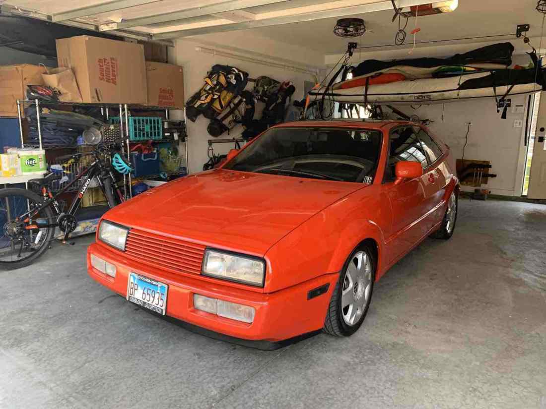 1991 Volkswagen Corrado Coupe Red FWD Manual 1991 Volkswagen Corrado