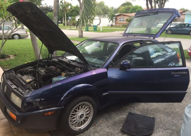 1991 VW Corrado G60 Aqua Blue Pearl - Low Miles 1991 Volkswagen Corrado
