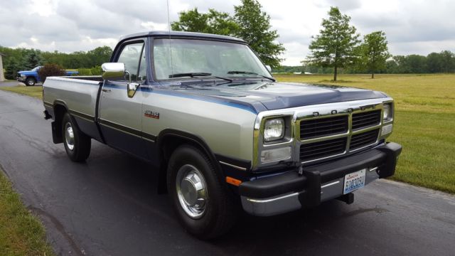1991.5 Dodge Ram D250 Cummins Low Mile No Rust Original Paint 1991 Dodge Other Pickups Cummins
