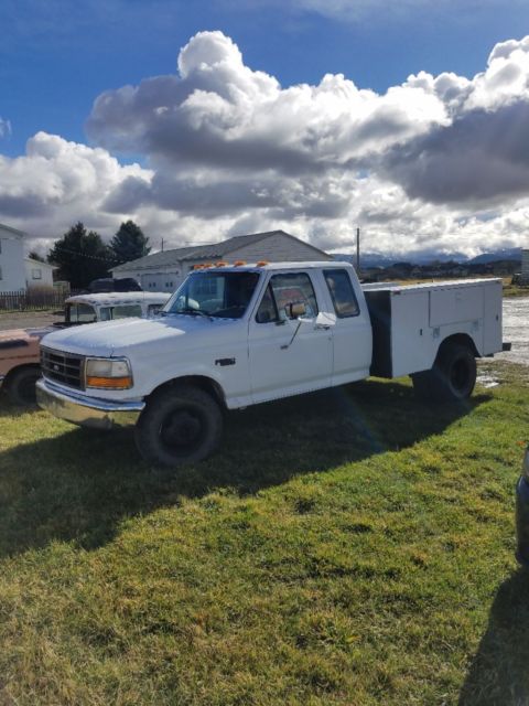 1992 7.3 diesel f350 custom dually with service box 1992 Ford F-350