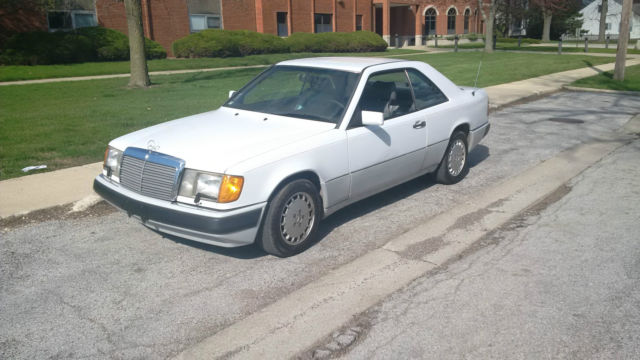 1992 92 Mercedes Benz 300CE 24V Low miles 2 owner coupe white great condition 1992 Mercedes-Benz 300-Series : Rare CE W124 :