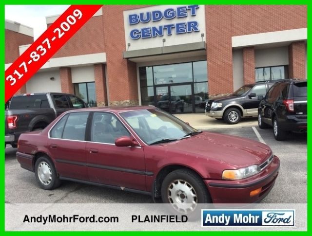 1992 Accord EX Used 2.2L I4 16V Automatic FWD Sedan 4dr Moonroof 1992 Honda Accord EX