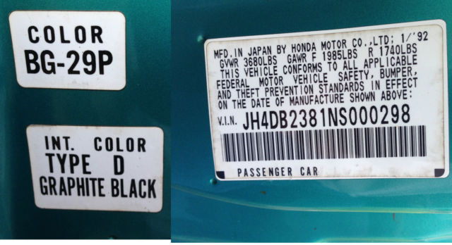 1992 Acura Integra GS-R Hatchback 3-Door - photo 12
