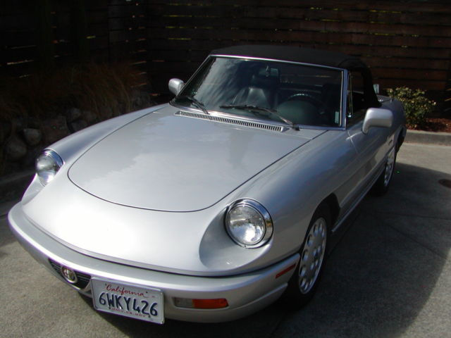 1992 Alfa Romeo Spider, Un-restored Original Survivor, 12 Month Warranty 1992 Alfa Romeo Spider