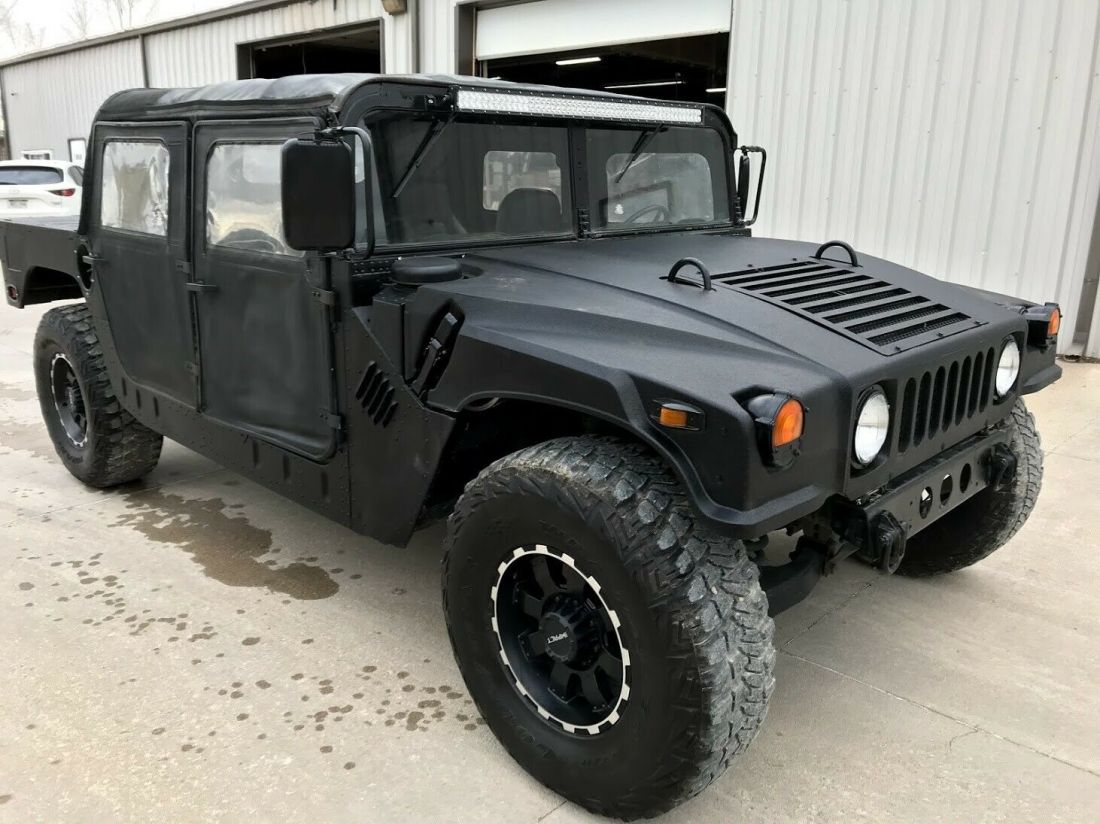 1992 AM General Diesel Soft Top 4x4 HMMWV Humvee M998 - not H1 H2 H3 bug out 1992 Hummer H1