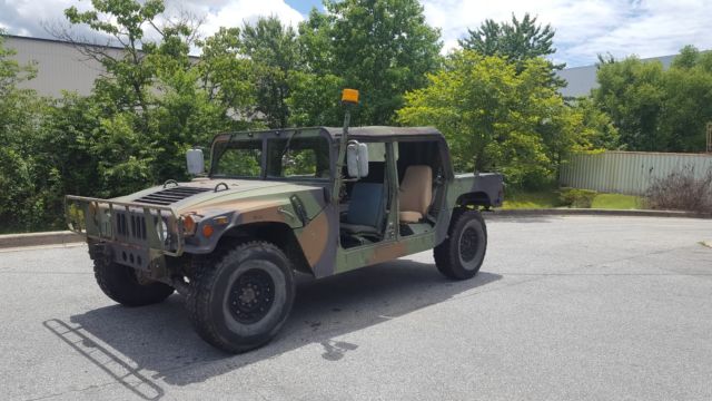 1992 AM GENERAL M998 HUMMER HUMVEE CLEAN ON-ROAD TITLE AND REGISTERED IN DE 1992 Hummer H1 Clean title very good condition!