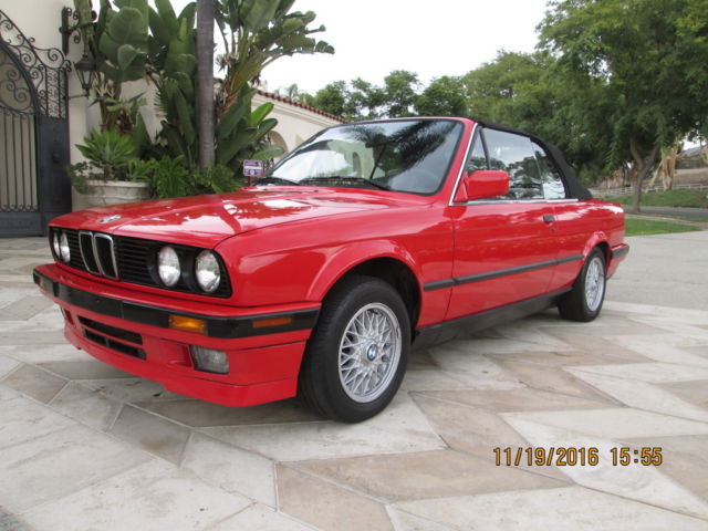 1992 BMW 325 IC e30 auto 159k Miles Clean Title Runs & Drives Xclnt Must See 1992 BMW 3-Series Convertible 2 Door