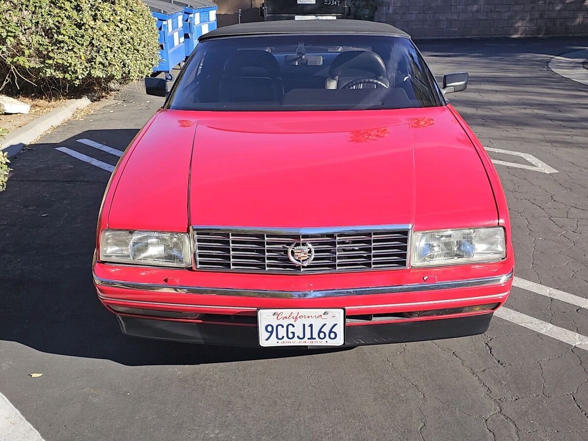 1992 Cadillac Allante shale leather over black cloth top - photo 4