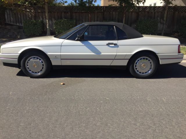 1992 CADILLAC ALLANTE CONVERTIBLE*ONE OWNER* CAR PEARL WHITE BLACK INTERIOR 1992 Cadillac Allante CONVERTIBLE