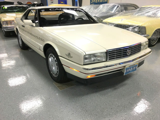 1992 CADILLAC ALLANTE - INDY PACE CAR EDITION - PAINTED REMOVABLE HARDTOP - WOW 1992 Cadillac Allante ALLANTE
