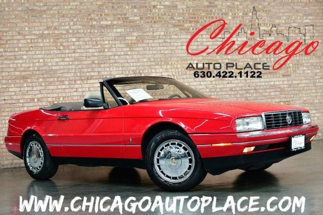 1992 Cadillac Allante Coupe Convertible - 4.5L 8-CYL ENGINE BLACK SOFT T