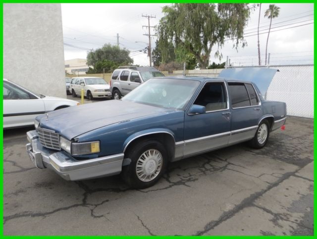 1992 Cadillac DeVille Used 4.9L V8 16V Automatic Sedan NO RESERVE 1992 Cadillac DeVille Base Sedan 4-Door