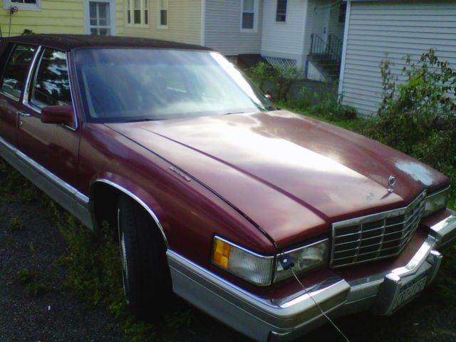 1992 CADILLAC SEDAN DEVILLE CLOTH CARRIAGE TOP SABRE WHEELS--READ DESCRIPTION !! 1992 Cadillac DeVille