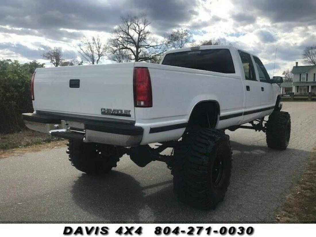 1992 Chevrolet C/K Pickup 3500 Crew Cab Long Bed Solid Axle 4x4 Big Block Lifted - photo 3