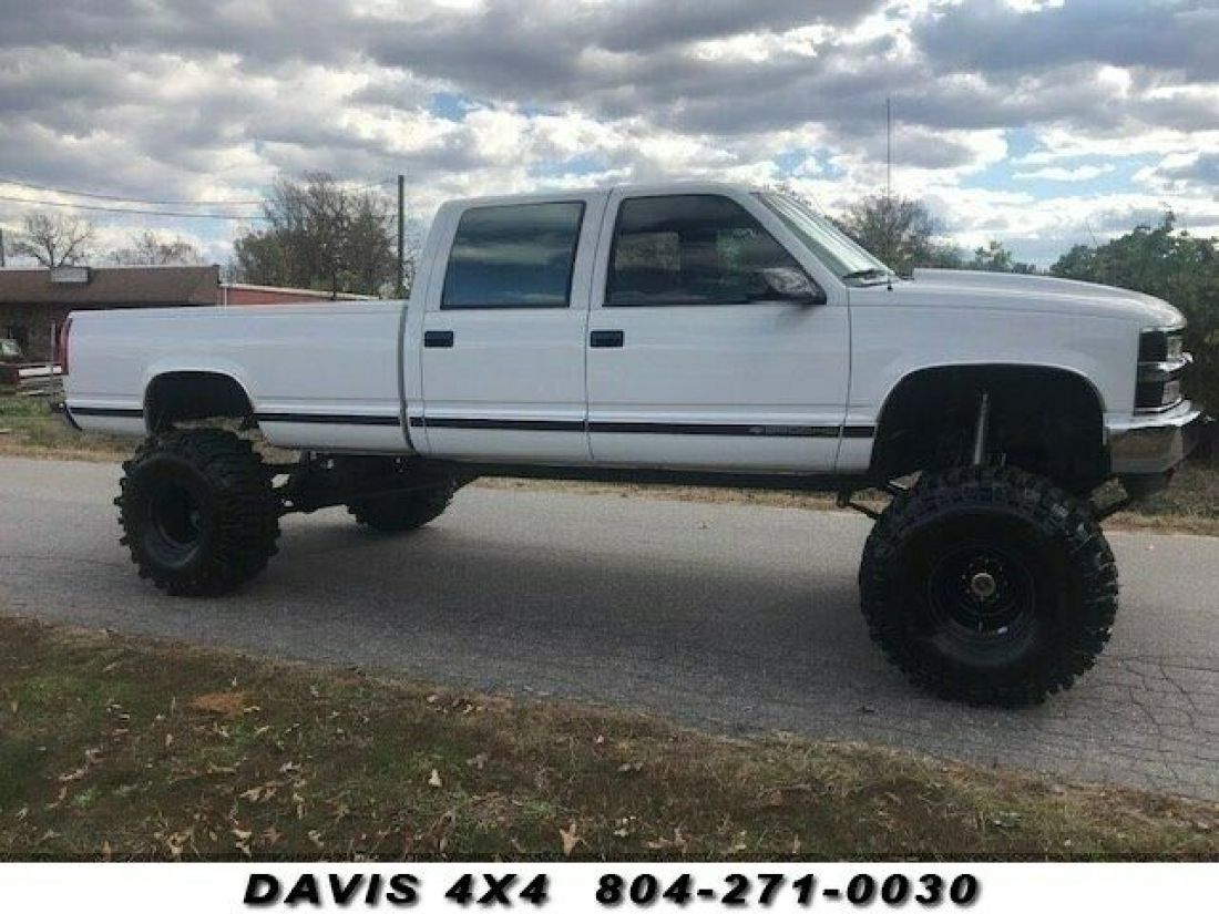 1992 Chevrolet C/K Pickup 3500 Crew Cab Long Bed Solid Axle 4x4 Big Block Lifted - photo 8