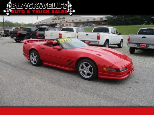 1992 Chevrolet Corvette 2dr Convertible 24223 Miles Red 8 Cylinder Engine Selec 1992 Chevrolet Corvette 2dr Convertible