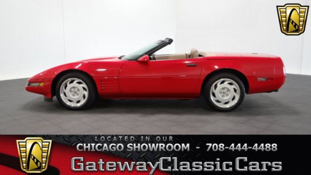 1992 Chevrolet Corvette 33077 Miles Red Convertible 5.7L V8 MPI OHV 16V 6-Speed 1992 Chevrolet Corvette