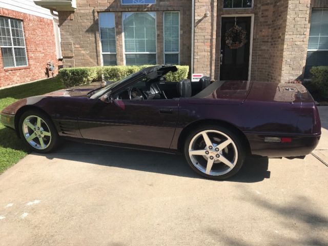 1992 Chevrolet Corvette Convertible, Black Rose color, 45K miles, Show Quality 1992 Chevrolet Corvette